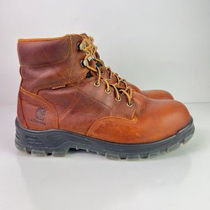 Carhartt Men's Waterproof Composite Toe Work Boots USA Made Size 10.5 CMZ6340